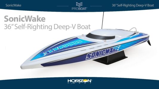 Pro Boat® Sonicwake 36" Self-Righting Deep-V Brushless RTR